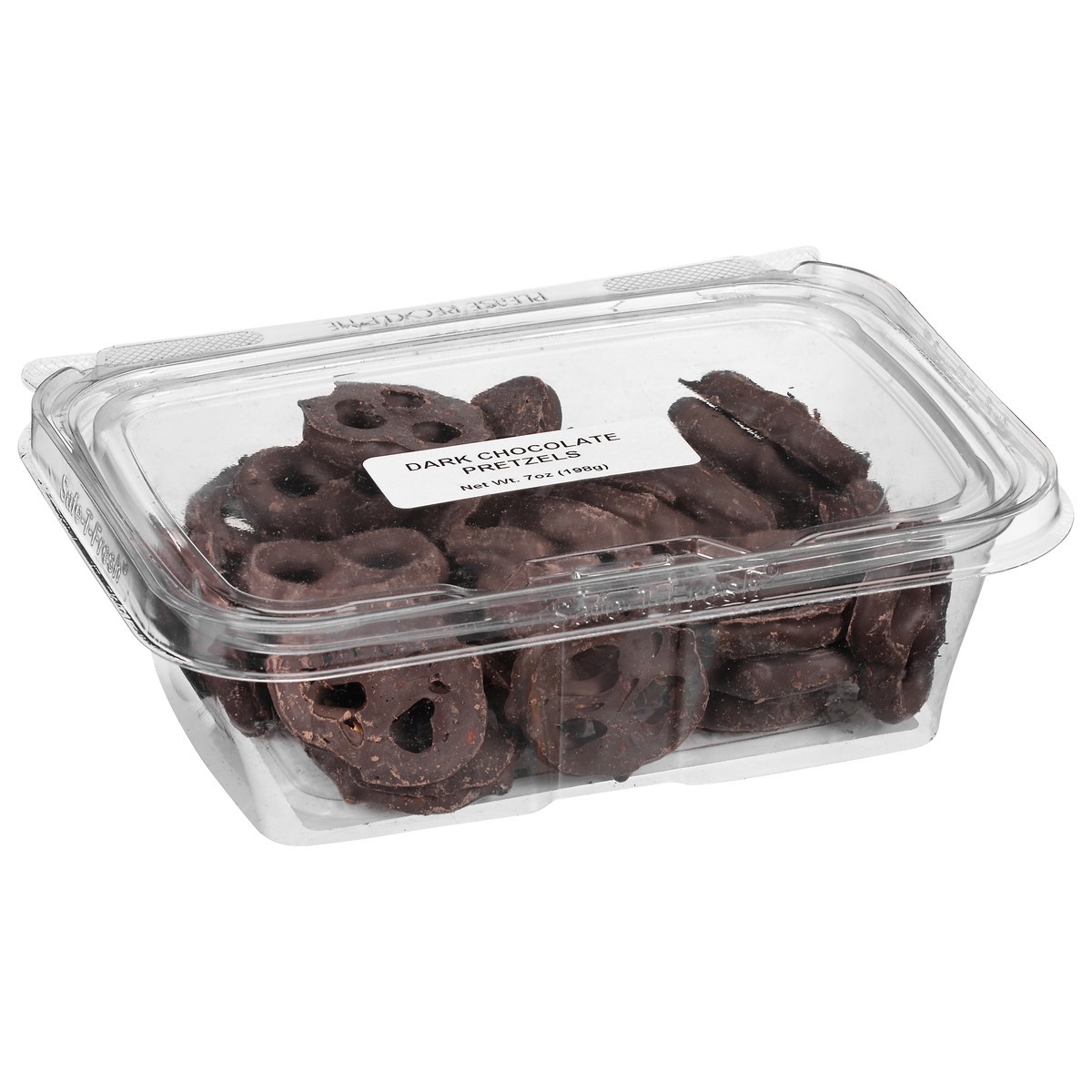 slide 1 of 14, JLM Manufacturing Dark Chocolate Pretzels 7 oz, 7 oz