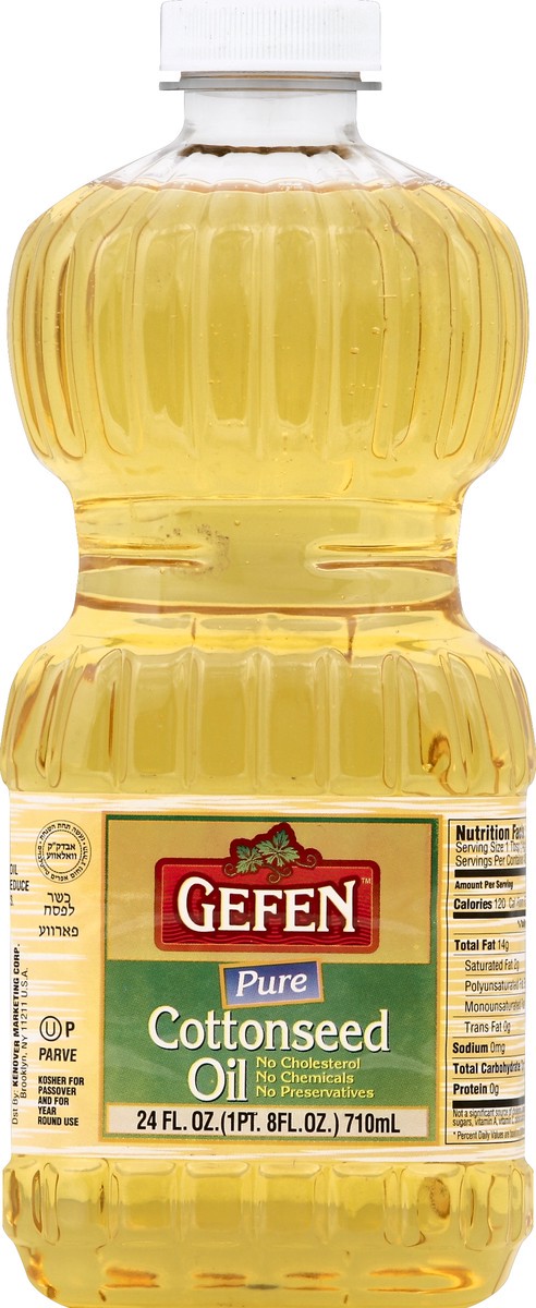 slide 2 of 2, Gefen Pure Cottonseed Oil - Kosher For Passover, 21 oz