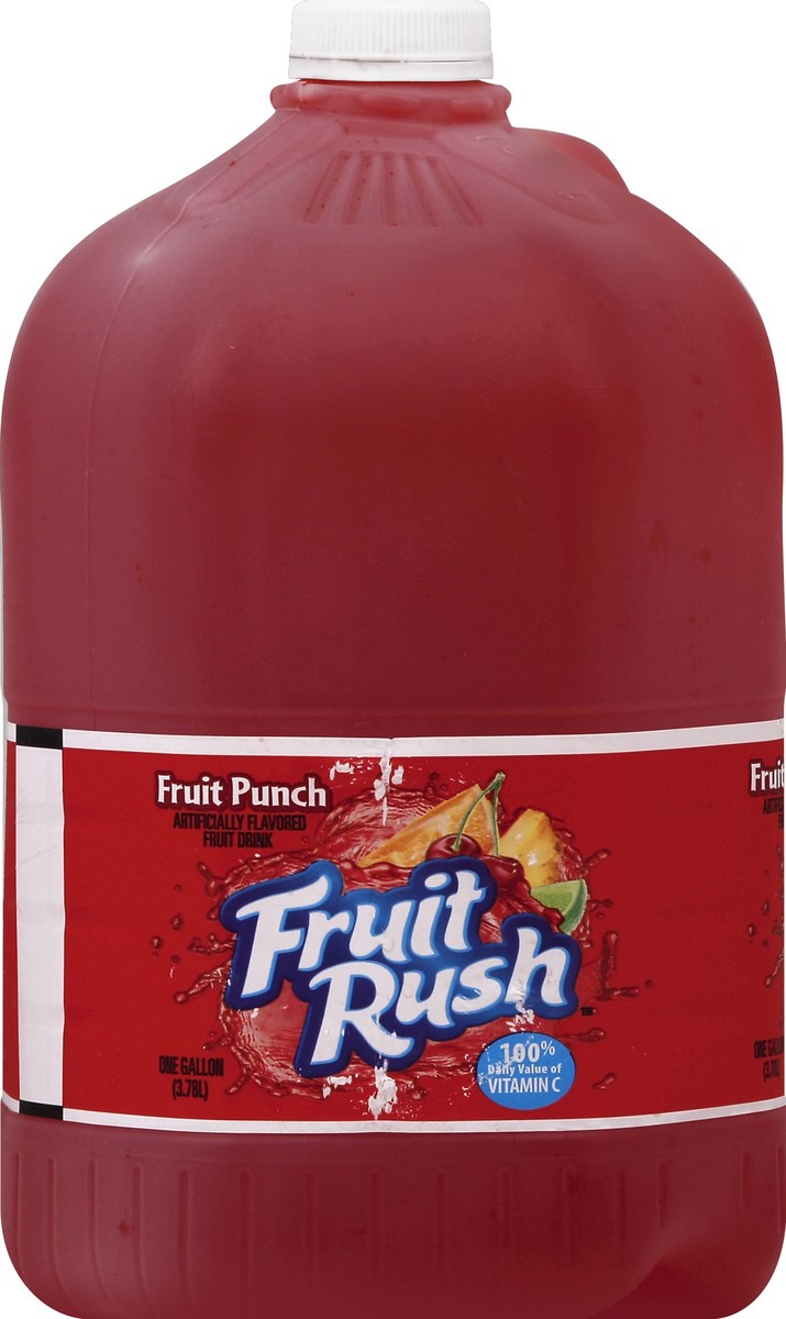 slide 5 of 5, Fruit Rush Fruit Punch Drink, 1 Gallon - 128 fl oz, 128 fl oz