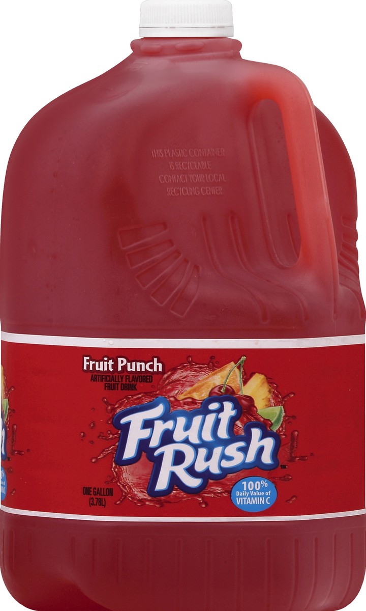 slide 4 of 5, Fruit Rush Fruit Punch Drink, 1 Gallon - 128 fl oz, 128 fl oz