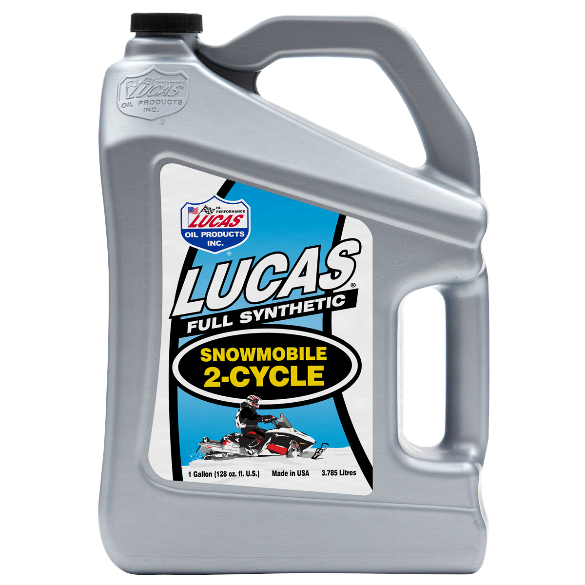 slide 1 of 1, Lucas Synthetic 2-Cycle Snowmobile Oil, 1 gal