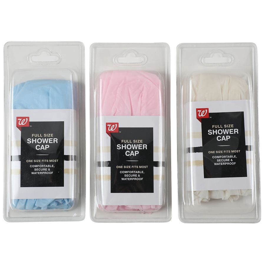 slide 3 of 5, Walgreens Beauty Full Size Shower Cap, 1 ct