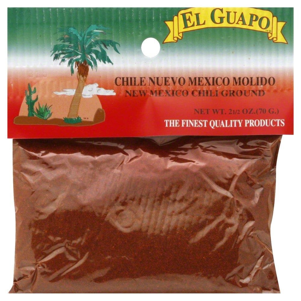 slide 1 of 1, El Guapo Chili Nuevo Mexico Molido Powder, 2.5 oz