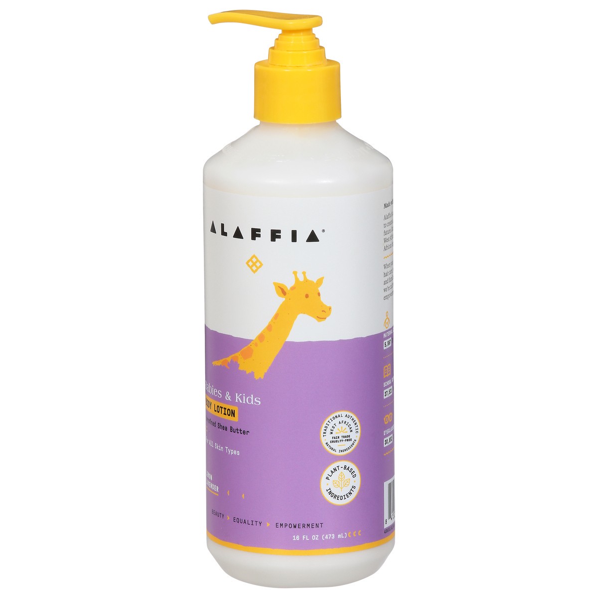slide 3 of 9, Alaffia Lemon Lavender Babies & Kids Body Lotion, 16 fl oz