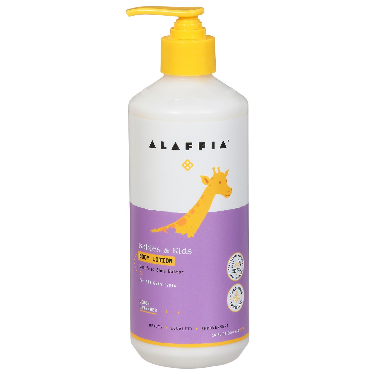 slide 1 of 9, Alaffia Lemon Lavender Babies & Kids Body Lotion, 16 fl oz