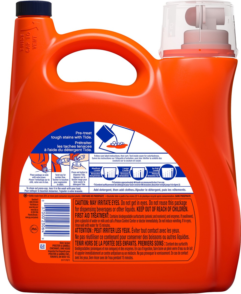 slide 3 of 4, Tide Original Detergent 4.43 lt, 4.43 liter