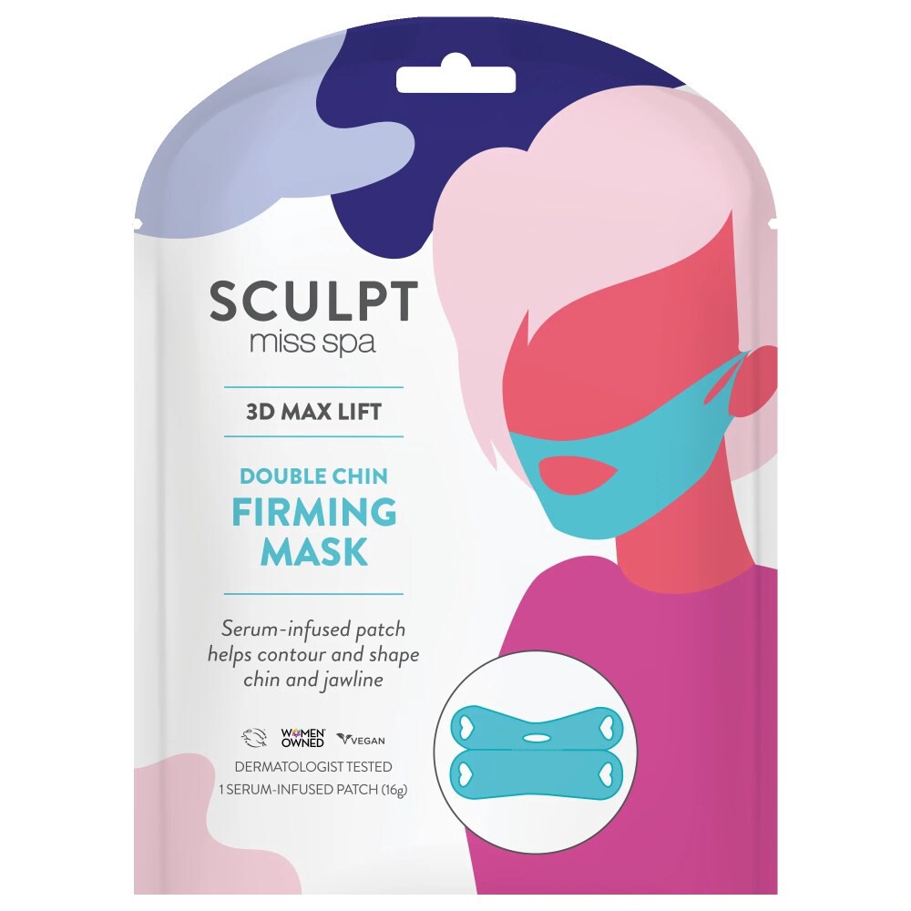 slide 1 of 1, Miss Spa Max Lift Double Chin Face Mask, 1 ct