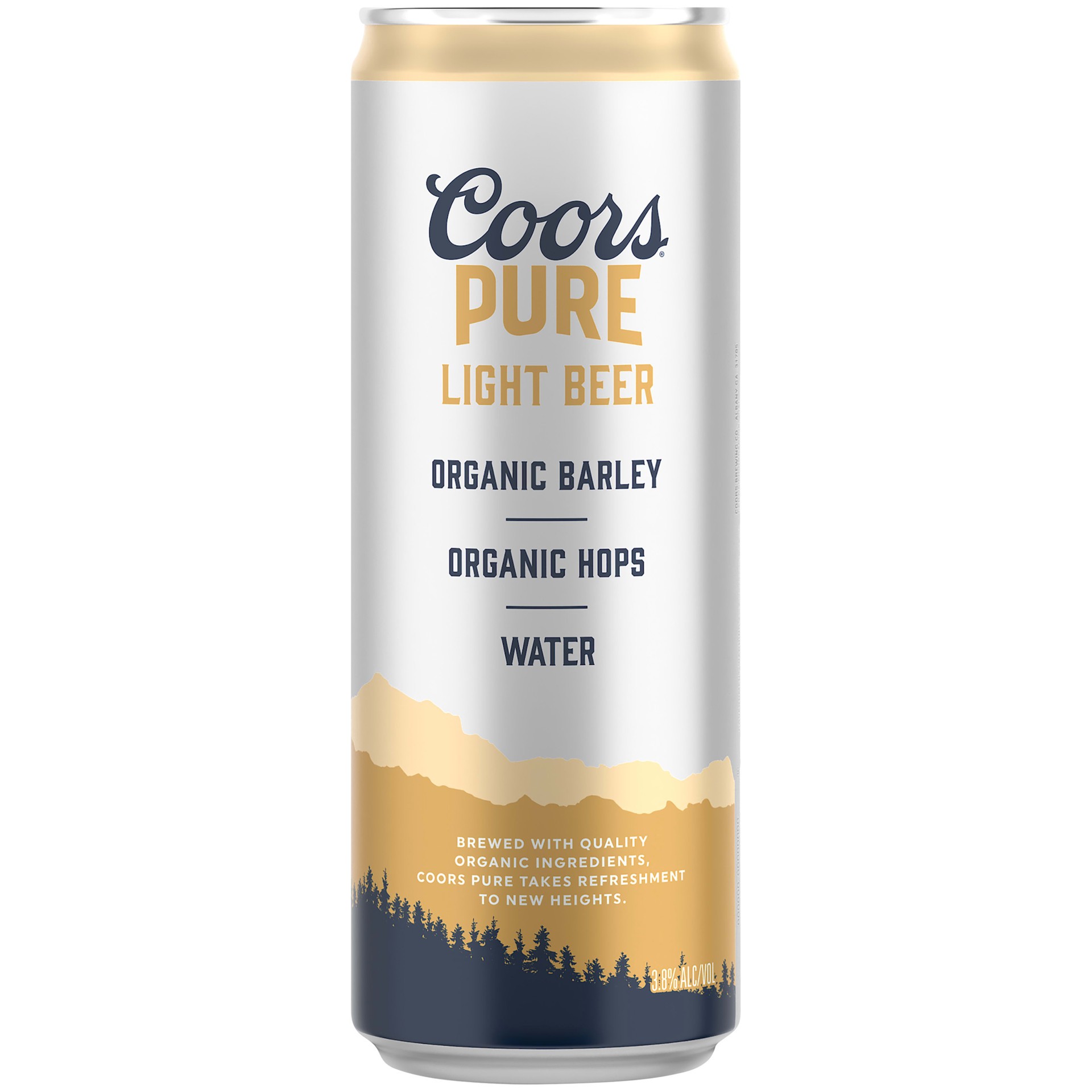 Coors Pure Light Beer, 3.8 Abv 24 fl oz Shipt