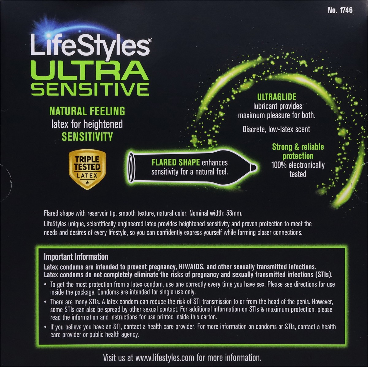 slide 3 of 12, LifeStyles Ultra Sensitive Latex Condoms 40 ea, 40 ct