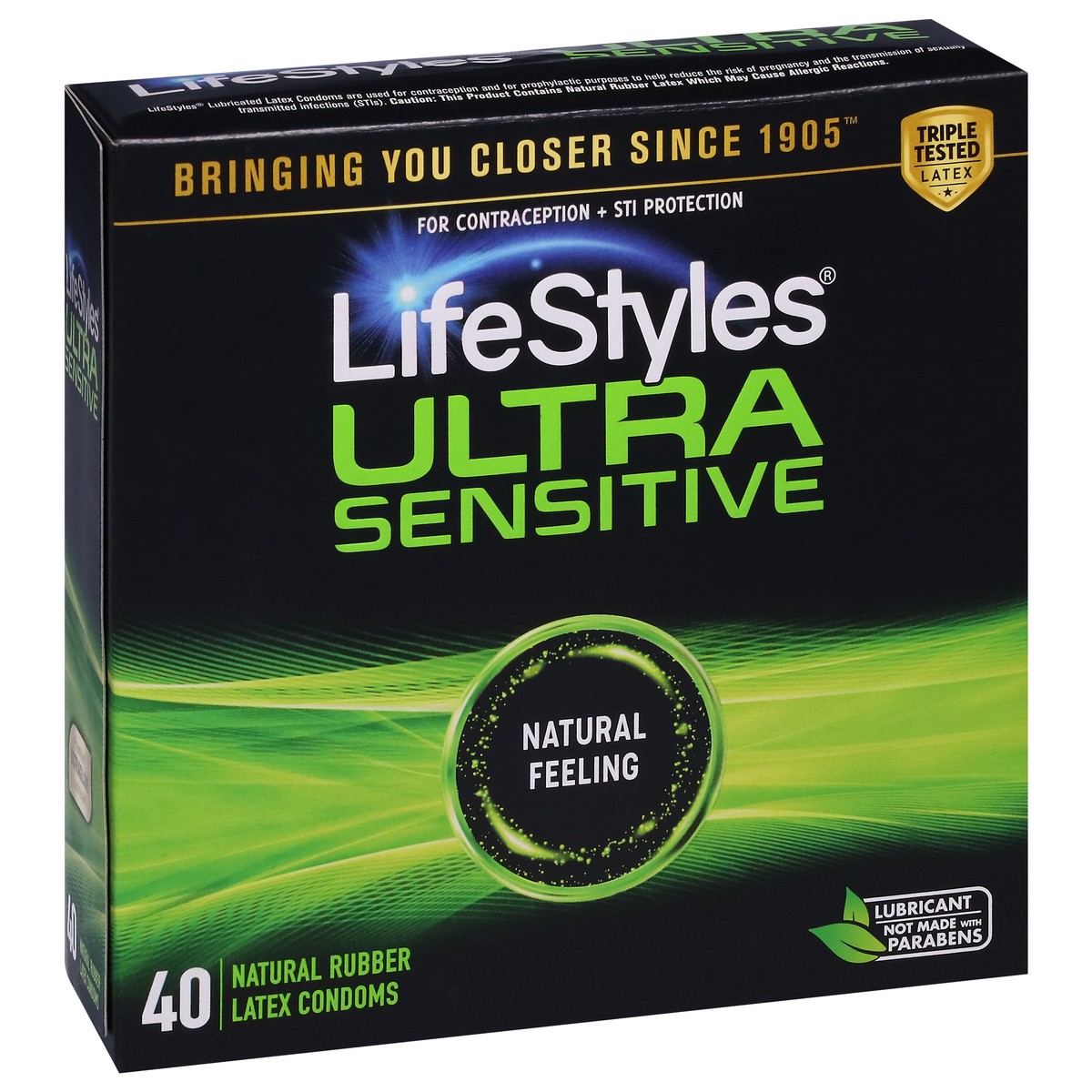 slide 7 of 12, LifeStyles Ultra Sensitive Latex Condoms 40 ea, 40 ct