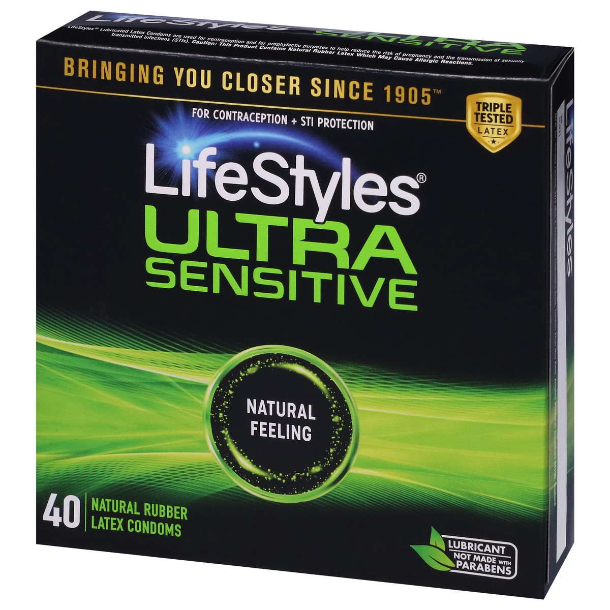 slide 8 of 12, LifeStyles Ultra Sensitive Latex Condoms 40 ea, 40 ct