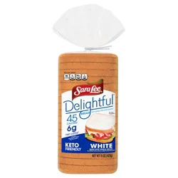 Sara Lee Delightful White Bread, 15 oz