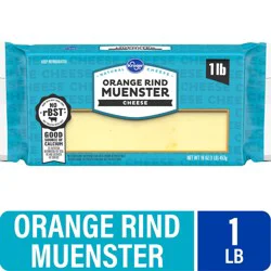 Kroger Orange Rind Muenster Cheese