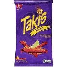 slide 1 of 1, Takis Fuego Flavored Rolled Tortilla Chips, 9.9 oz