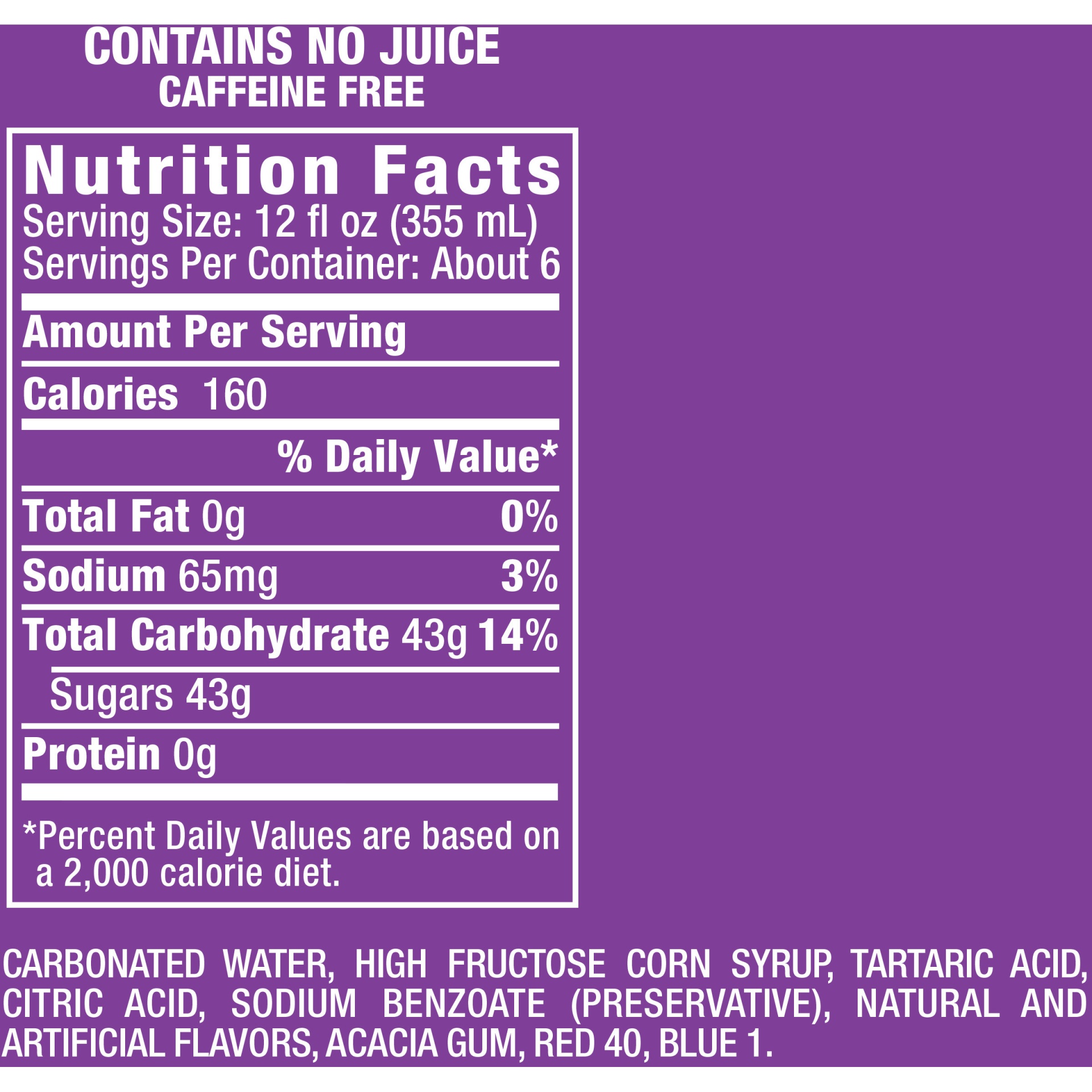 slide 2 of 2, Crush Grape Soda, 2 liter