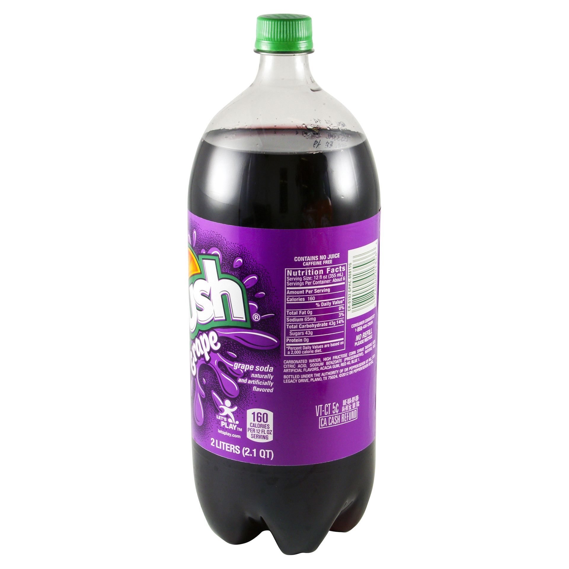 slide 8 of 13, Crush Grape Soda - 2 liter, 2 liter