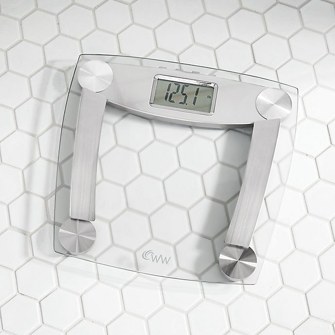 slide 2 of 2, Weight Watchers by Conair Glass Body Analysis Bathroom Scale with Muscle Mass, 1 ct