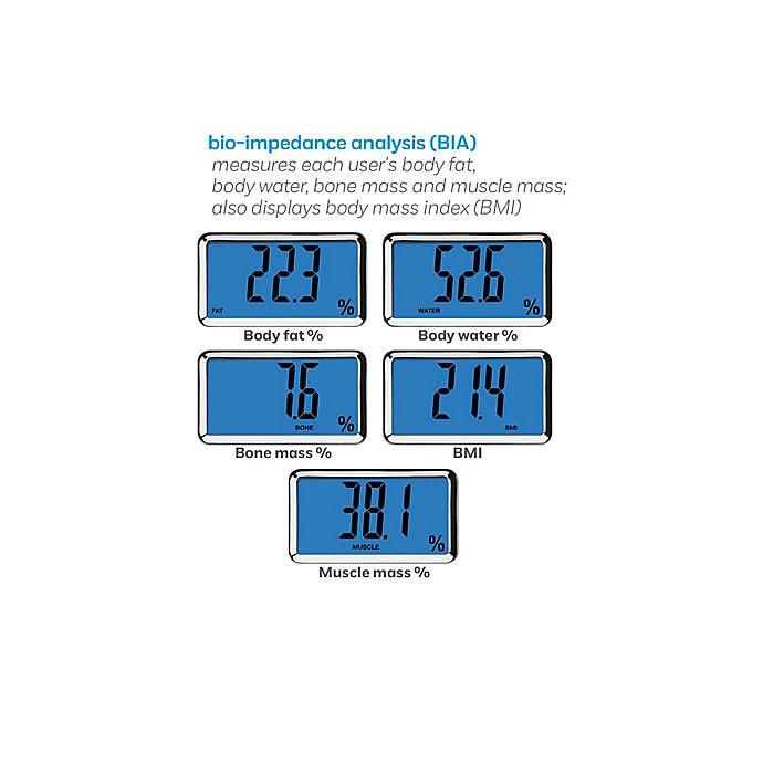 slide 5 of 7, Weight Watchers by Conair Body Analysis Glass Bathroom Scale, 1 ct