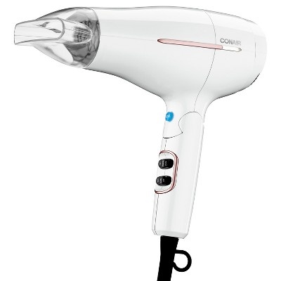 slide 1 of 7, Conair Worldwide Travel Hair Dryer - White, 1 ct