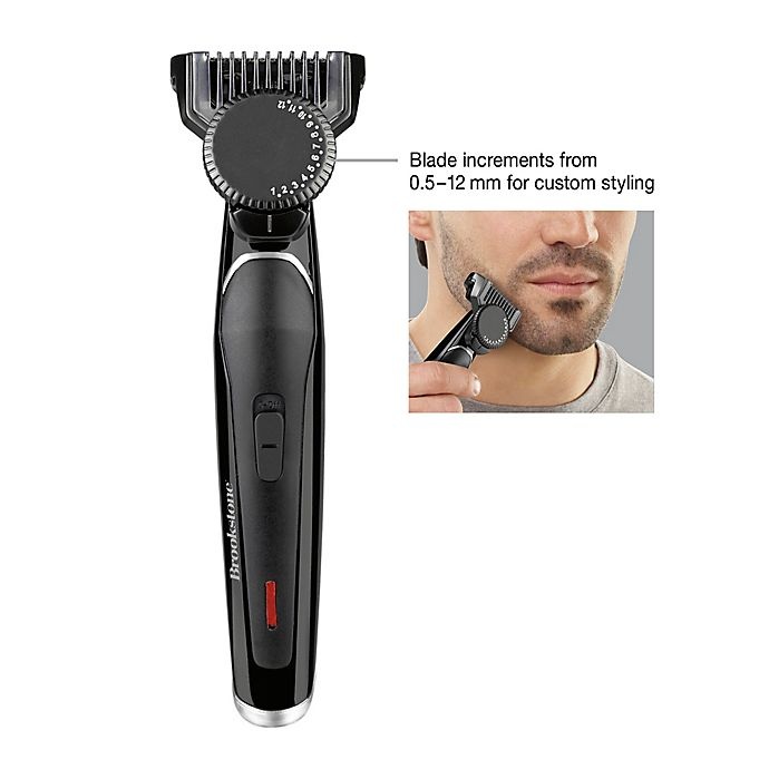 slide 2 of 3, Brookstone Beard & Mustache Trimmer, 1 ct