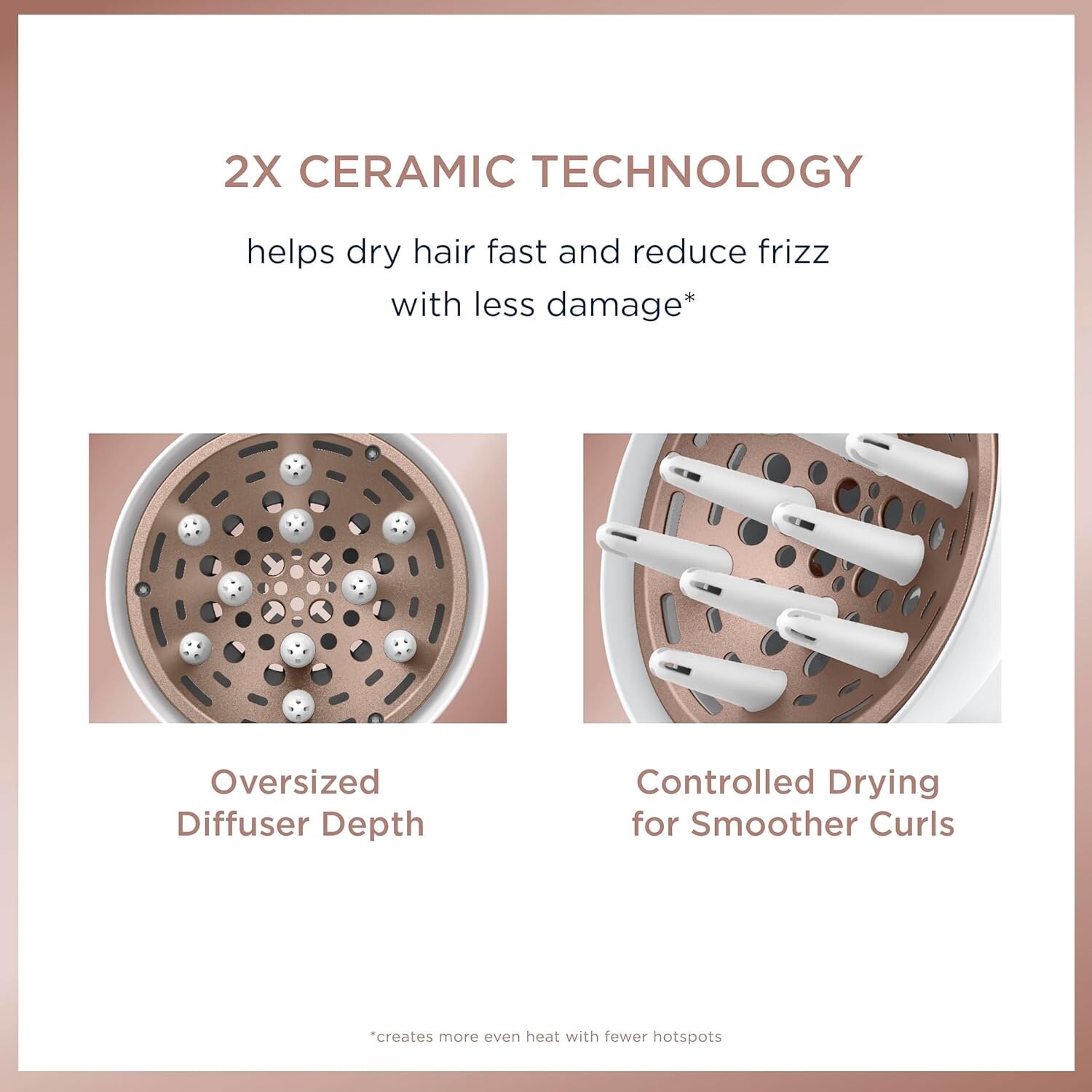 slide 4 of 4, Conair Double Ceramic Universal Diffuser, 1 ct