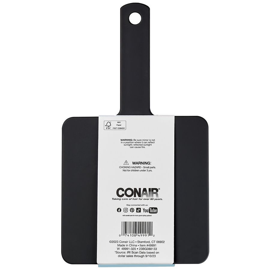 slide 3 of 3, Conair Handheld Square Mirrors 2 ea, 2 ct