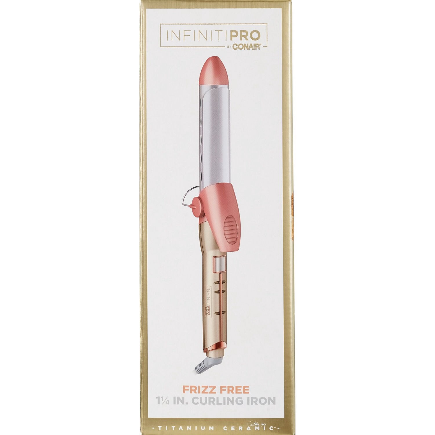 slide 3 of 4, Conair Infinitipro Frizz-Free Curling Iron, 1.25 In, 1 ct