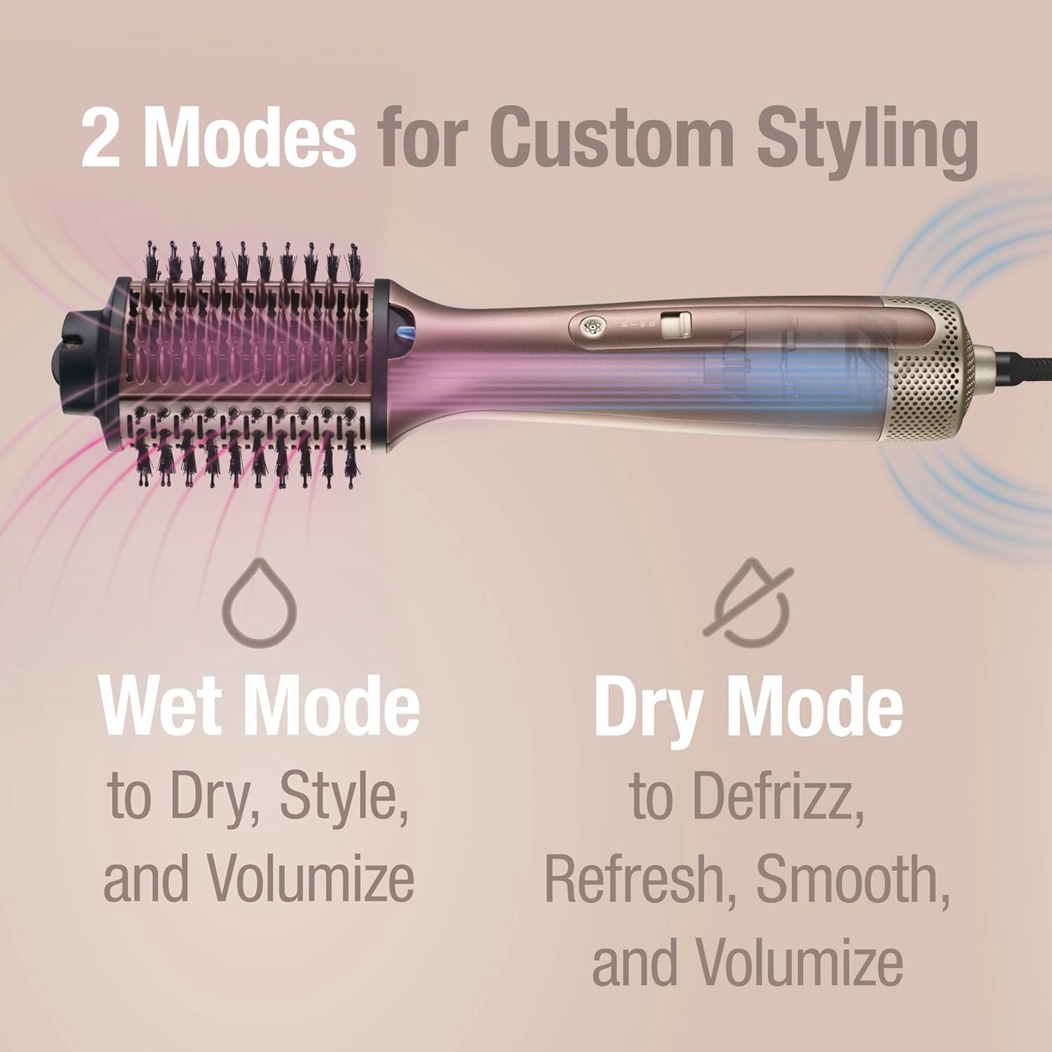 slide 5 of 7, Conair® Infinitipro 2-In-1 Wet To Dry Hot Air Styler, 1 ct