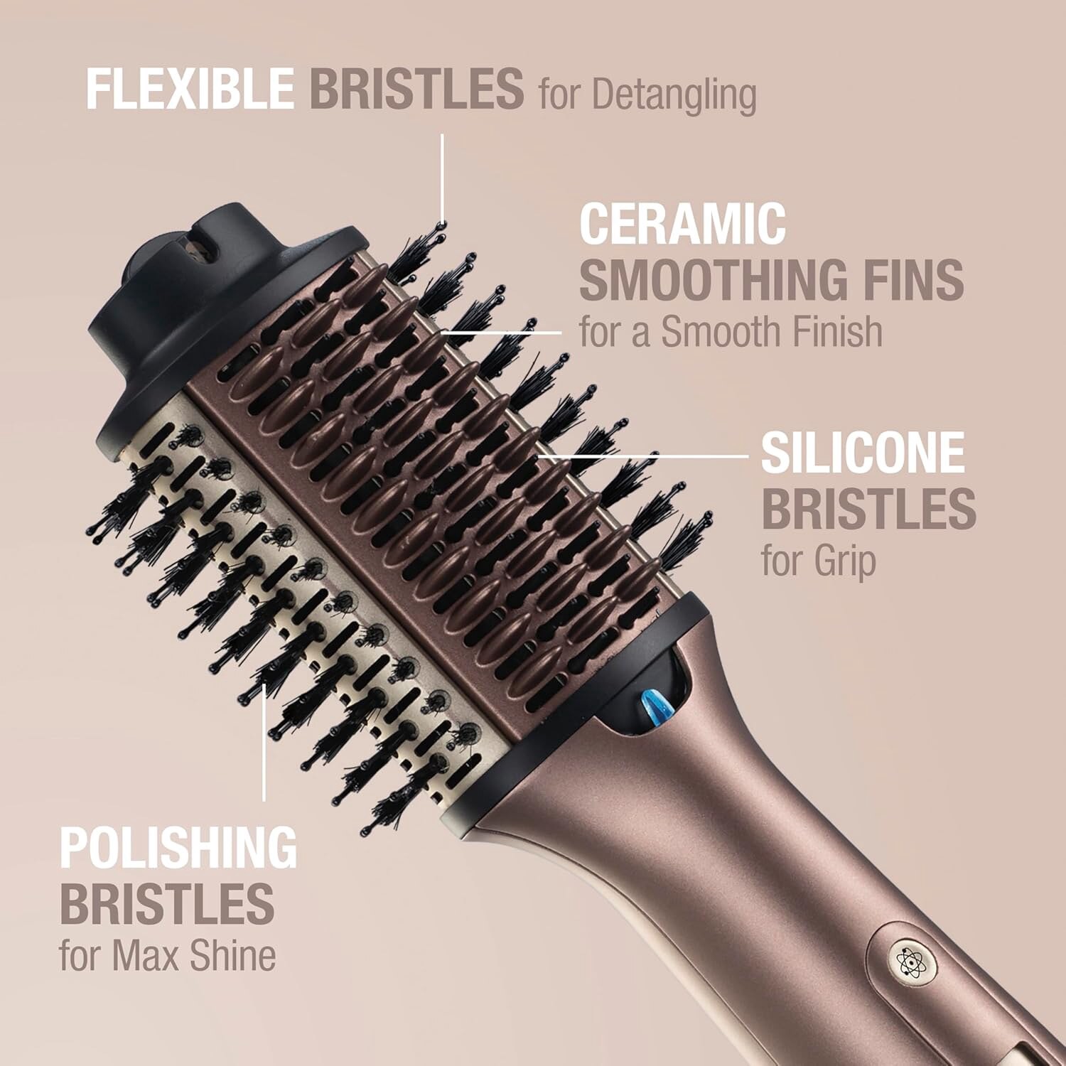 slide 6 of 7, Conair® Infinitipro 2-In-1 Wet To Dry Hot Air Styler, 1 ct