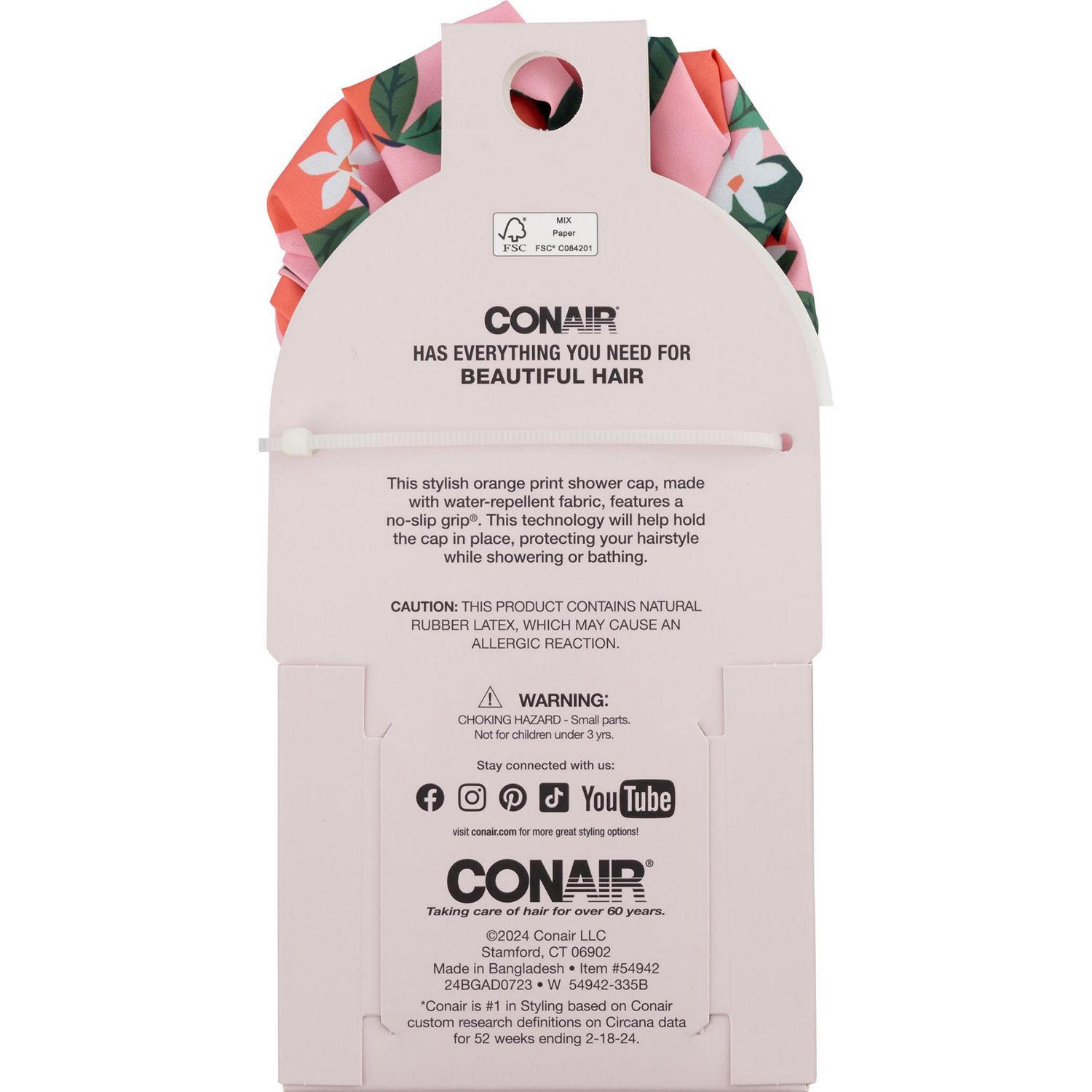 slide 2 of 2, Conair Standard Shower Cap 1 Each, 1 ct