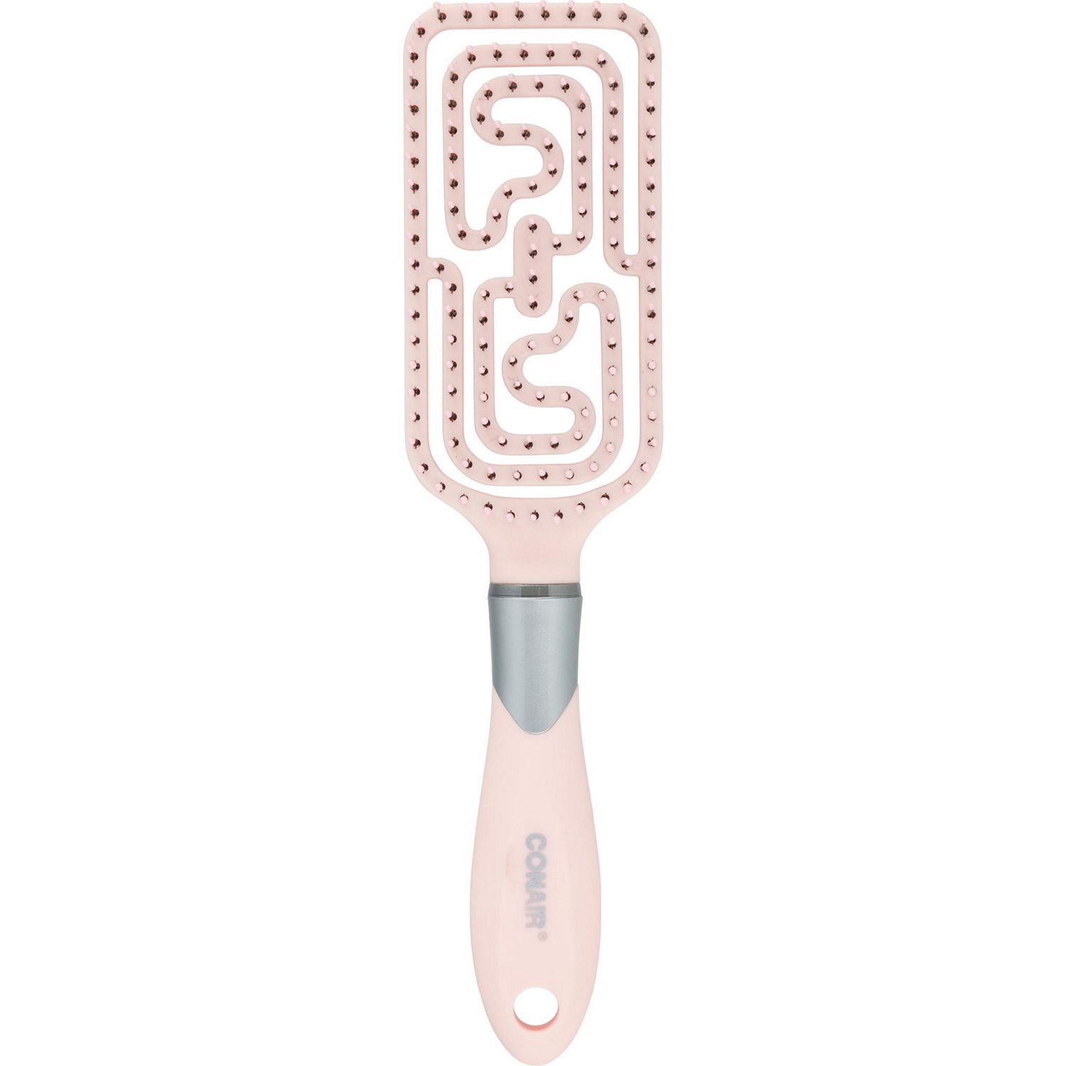 slide 2 of 3, Conair Velvet Touch Flexi Fast Day Hairbrush 1 Each, 1 ct