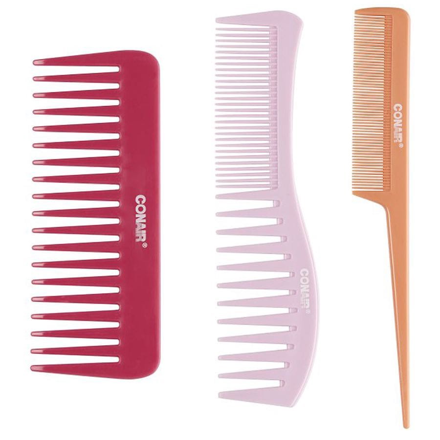 slide 2 of 3, CONAIR 3Pk Unbreakable Comb, 1 ct