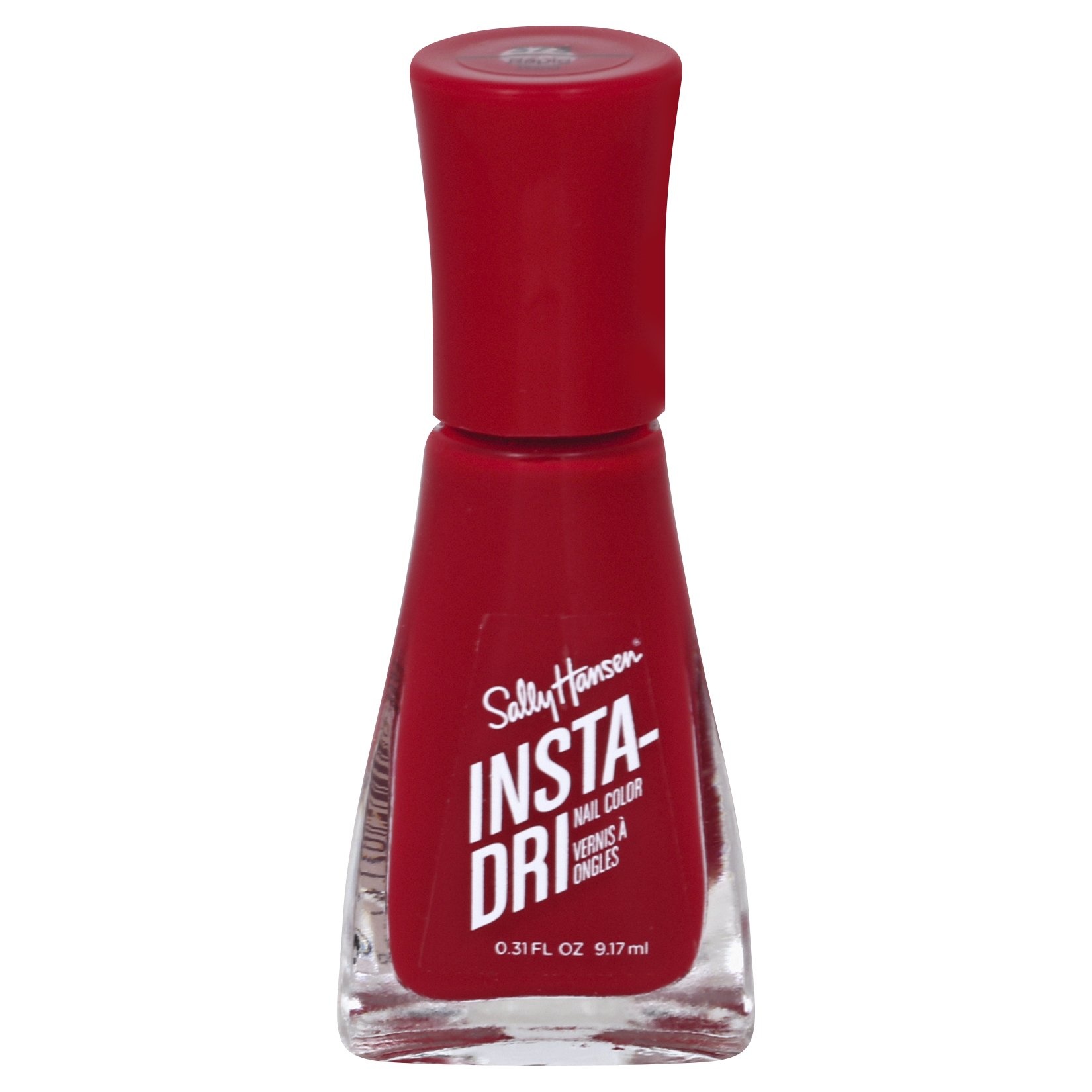 slide 1 of 1, Sally Hansen Insta-Dri Nail Color 373 Rapid Red, 0.31 fl oz