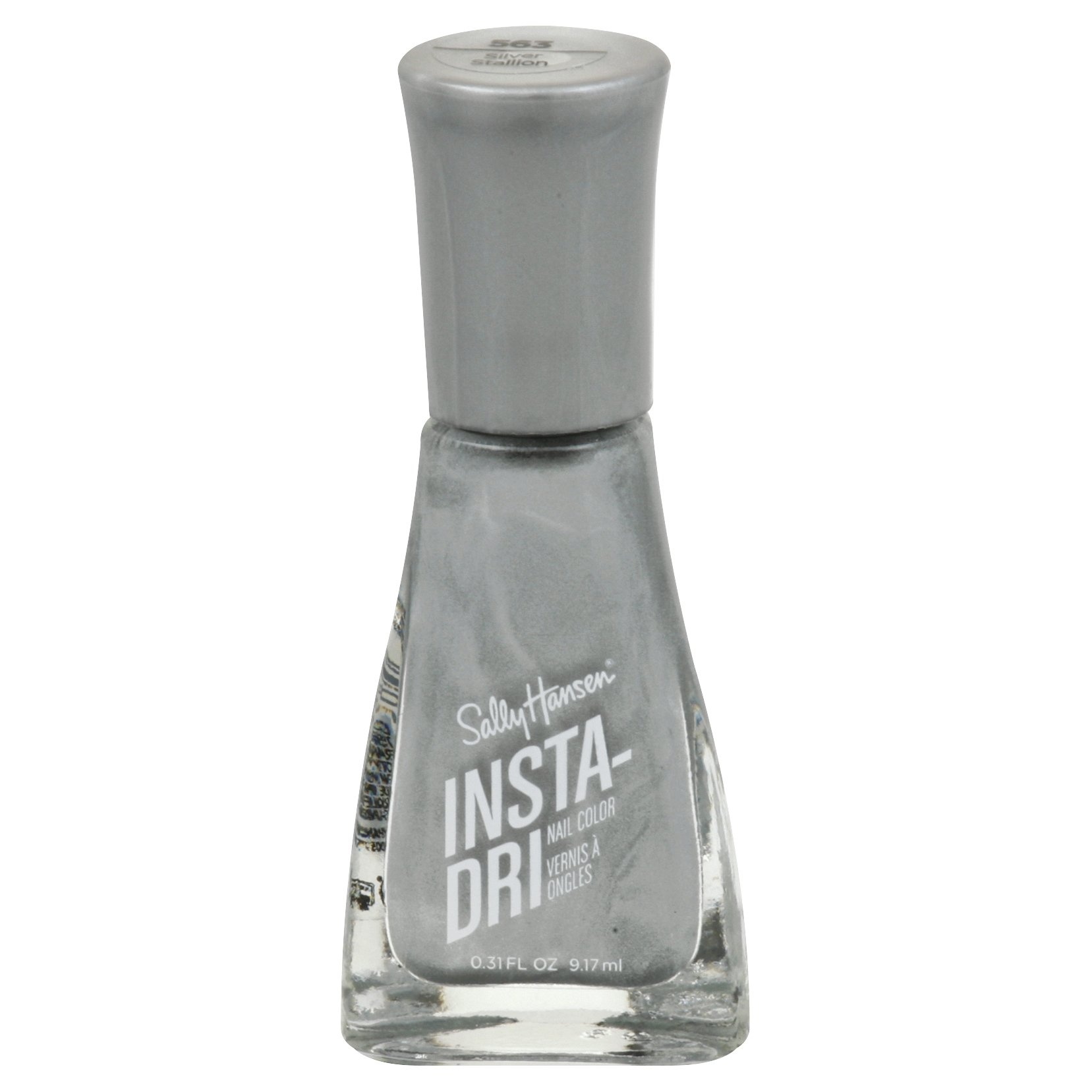 slide 1 of 1, Sally Hansen Insta-Dri Nail Color 563 Silver Stallion, 1 ct