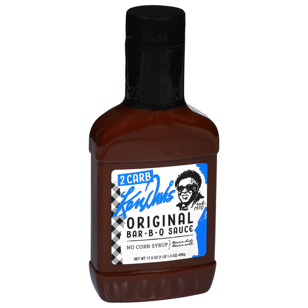 slide 1 of 1, Ken Davis 2 Carb Original Bar-B-Q Sauce 17.5 oz, 17.5 oz