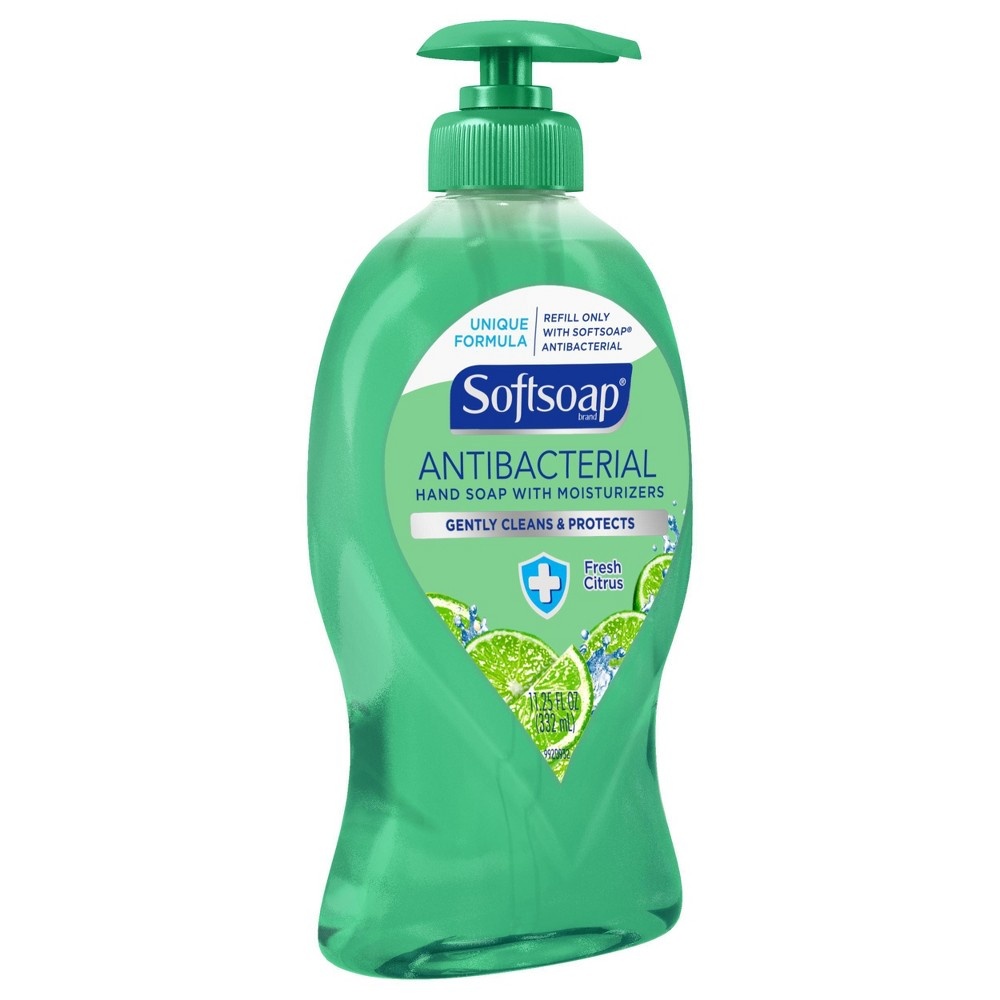 slide 4 of 4, Softsoap Antibacterial Liquid Hand Soap Pump - Fresh Citrus - 11.25 fl oz, 11.25 fl oz