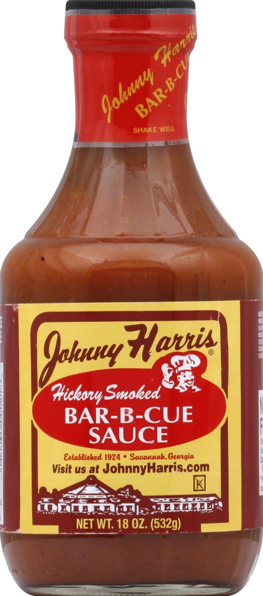 slide 2 of 2, Johnny Harris Hickory BBQ Sauce, 18 oz