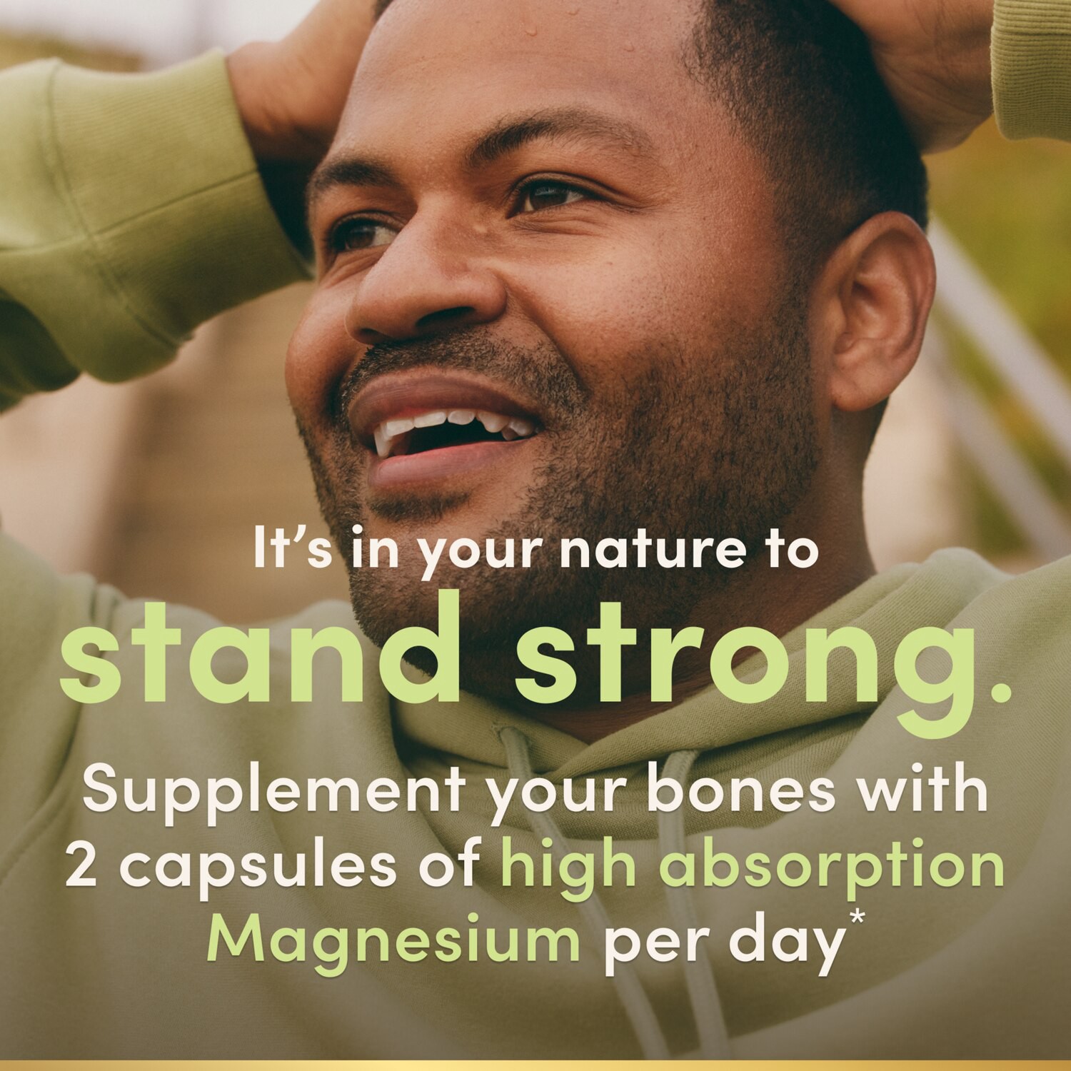 slide 3 of 6, Nature's Bounty High Absorption Magnesium Glycinate Supplements, 240mg, Supports Muscle Relaxation, 60 ct