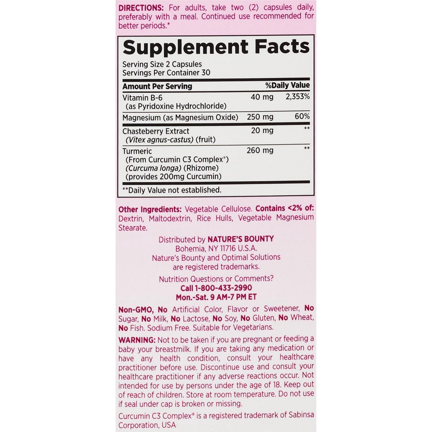 slide 3 of 4, Nature's Bounty Capsules Advanced Pms Relief, 60 ct