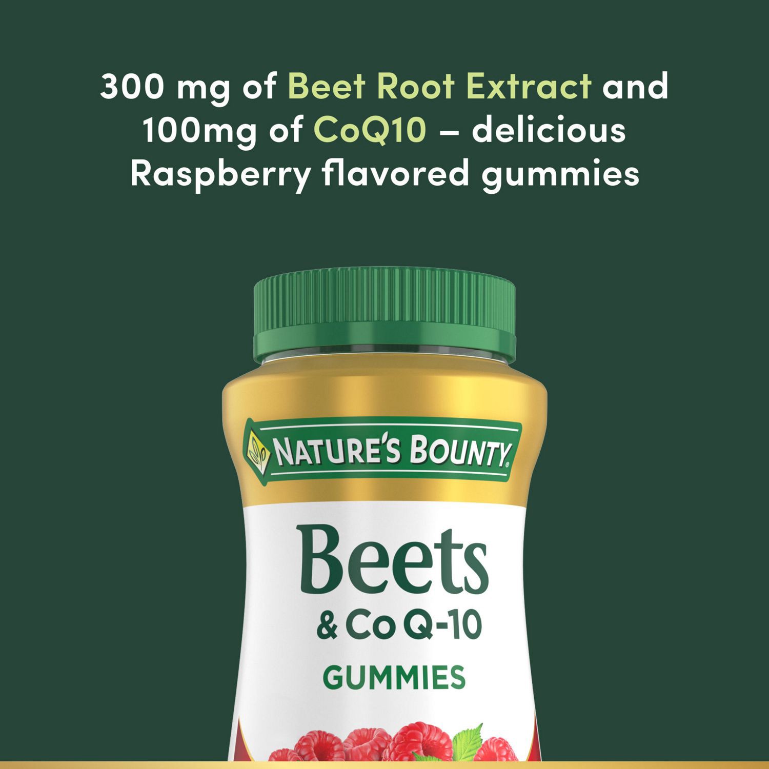 slide 3 of 7, Nature's Bounty Beets Co-Q10 Gummies, 60 ct
