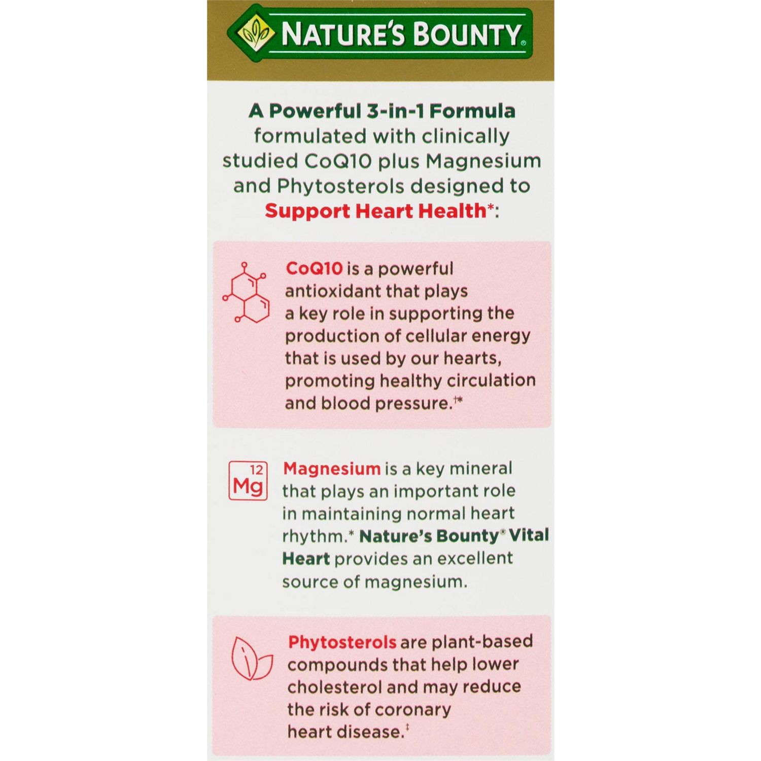 slide 2 of 5, Nature's Bounty Advanced Vital Heart Softgels, 60 ct