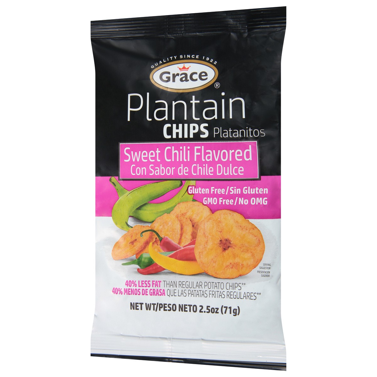 slide 10 of 12, Grace Sweet Chili Flavored Plantain Chips 2.5 oz, 2.5 oz
