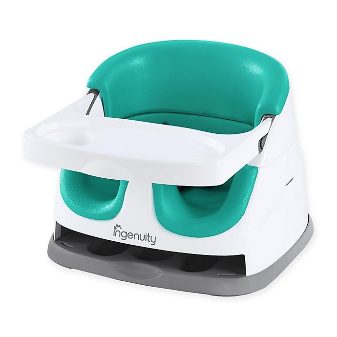 slide 1 of 11, Ingenuity Baby Base 2-in-1 Booster Seat - Green, 1 ct