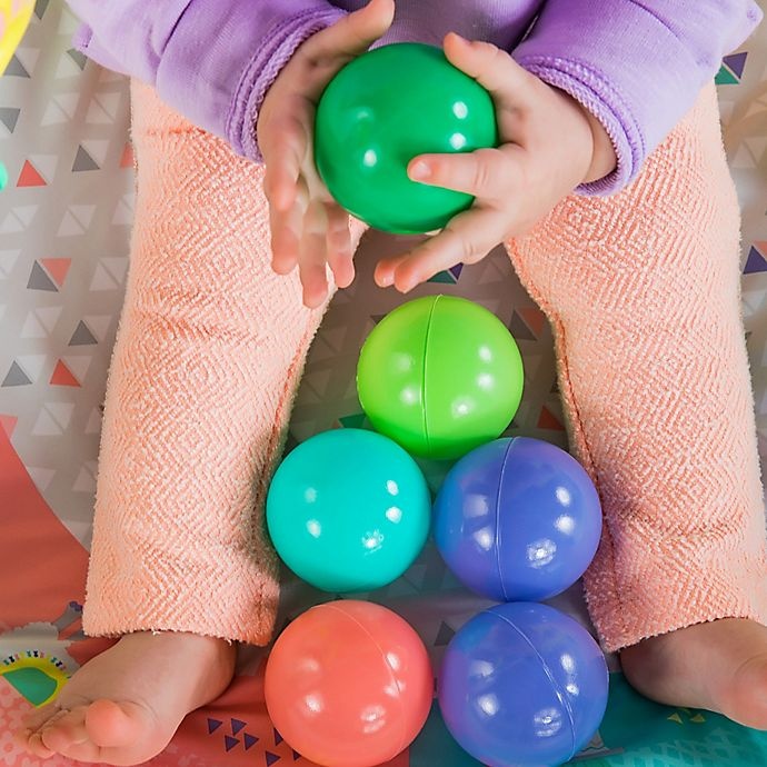 slide 7 of 13, Bright Starts4-in-1 Rounds of Fun Activity Gym & Ball Pit, 1 ct