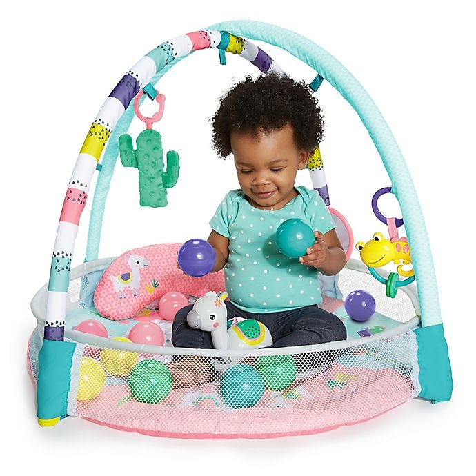 slide 11 of 13, Bright Starts4-in-1 Rounds of Fun Activity Gym & Ball Pit, 1 ct