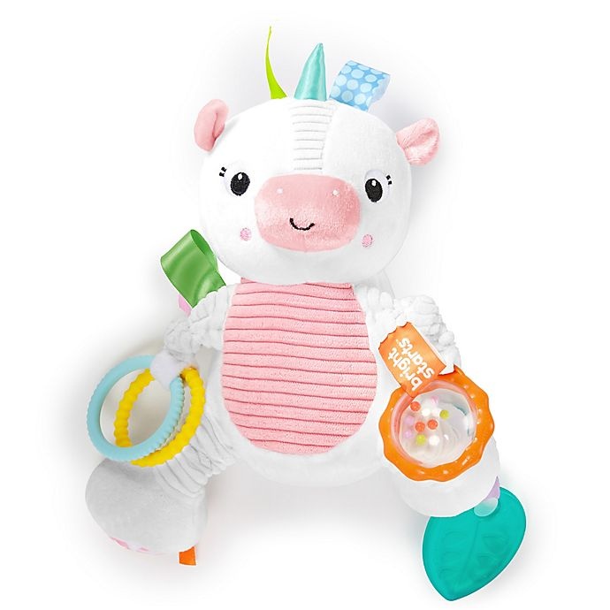 slide 4 of 9, Bright Starts Bunch-O-Fun Unicorn Plush Activity Toy, 1 ct