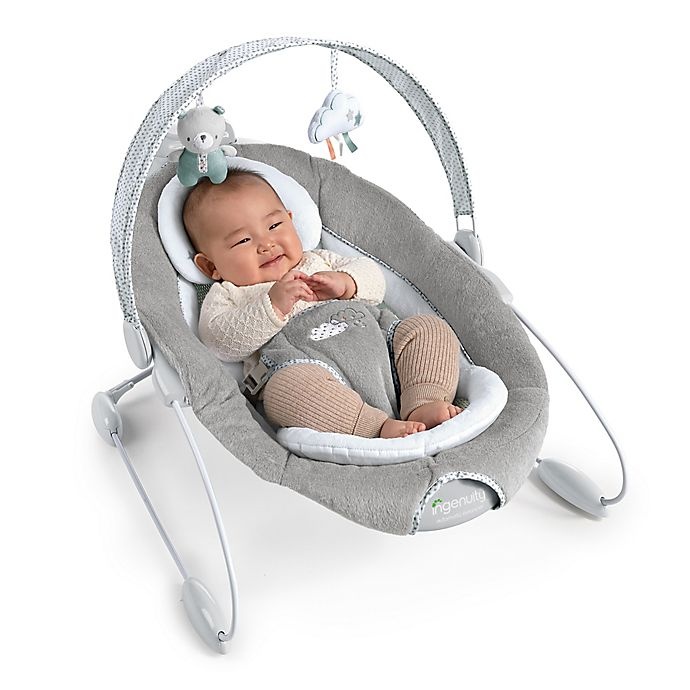 slide 4 of 10, Ingenuity DreamComfort Pemberton SmartBounce Automatic Bouncer, 1 ct