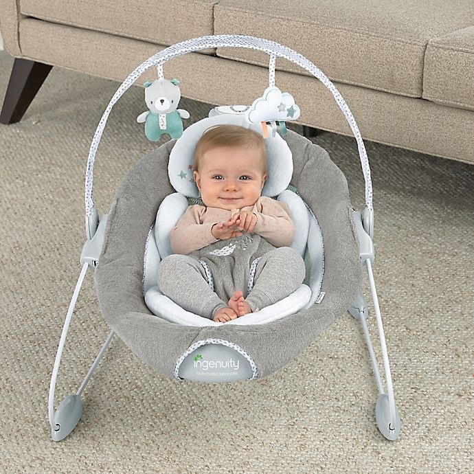 slide 7 of 10, Ingenuity DreamComfort Pemberton SmartBounce Automatic Bouncer, 1 ct