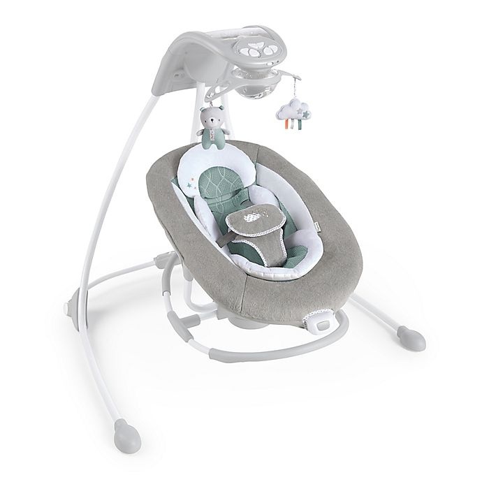 slide 4 of 11, Ingenuity DreamComfort Pemberton InLighten Cradling Swing & Rocker, 1 ct