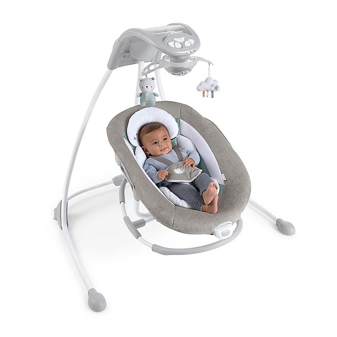 slide 6 of 11, Ingenuity DreamComfort Pemberton InLighten Cradling Swing & Rocker, 1 ct